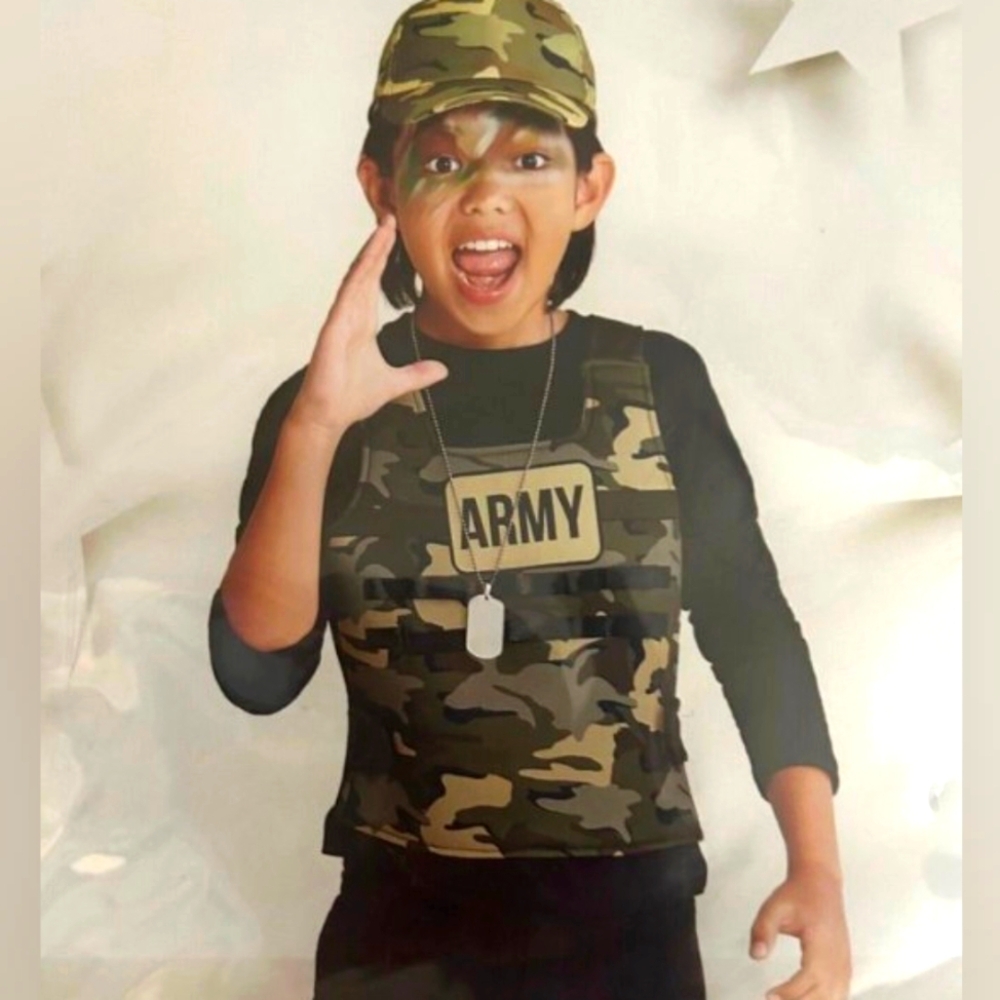 Hyde & Eek! Soldier Costume OSFM Children's NWT